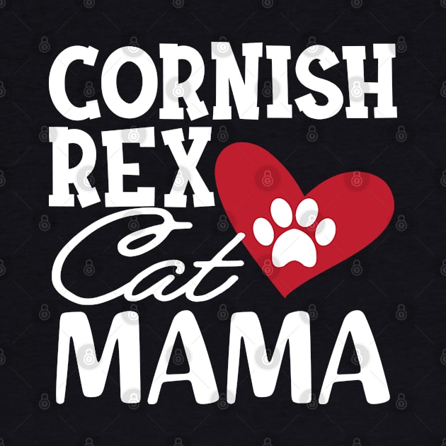 Cornish Rex Cat Mama by KC Happy Shop